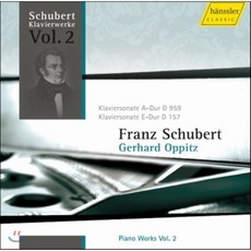 [CD] Gerhard Oppitz 슈베르트: 피아노 작품 2집 (Schubert: Piano Works Vol.2) 게르하르트 오피츠 : 피아노 소나타 D 959 D 157