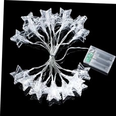 캠핑조명 파티조명 조명기구 20구 별 집게 전구 3M, 본상품