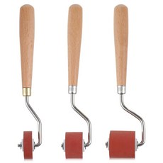 고무 브레이어 롤러 3개 편안한 그립이 있는 잉크 롤러 엠보싱 인쇄 판화 공예 및 스탬핑용 공예 스탬핑 브레이어 롤러, 고무 브레이어 롤러 3개, 편안한 그립이 있는 잉크 롤