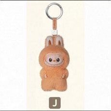 Labubu 4세대 미니 버전 labubu 버블 마트 에나멜 얼굴 봉제 인형 펜던트 블라인드 박스 프로세스, 내마음속 비밀번호 J