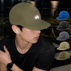 씨움 나일론 러닝 모자 마라톤 캡모자 볼캡, 1개, 베이지