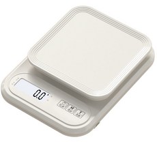 0.1g高精度不鏽鋼電子秤，3-7Kg量程，適用於廚房料理、烘焙、珠寶、茶葉等，多功能食物秤, 1個, 【基础款】5公斤/5克无背光电池赠品