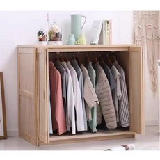 낮은 이불장 옷장 안방 캐비닛 작은 원룸 소형 4도어 조립 수납, 12. 120x60x90 로그 평면+옷레일, 도어, 셀프 방식