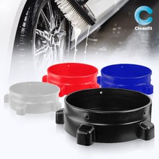 크린핏 세차 버킷 돌리 셀프 청소 다용도 워시버킷, 세차버킷돌리레드A타입(바퀴미포함) 1개