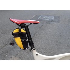 【台灣製】出清品 SD 單車 3M反光標 折疊車.小徑車 座管包/座管袋/座墊包《TS-051》, 1個, 灰色, 灰色
