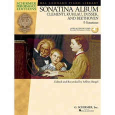 Sonatina Album (9 Sonatinas for Piano) 소나티나 앨범 (온라인 음원 포함) Schirmer 셔머 피아노 악보집