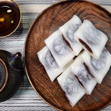 (셀브) 백앙금절편 1kg +1kg 굳지않는떡 팥앙금 절편떡 개별포장, 999g, 2개