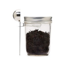 Jarware 스테인리스 레귤러 마우스 커피스쿱 메탈릭 82655 140348, 스테인리스 스틸, 넓은 입구