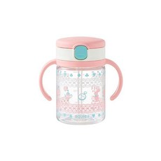 국내백화점 리첼 빨대컵 AQ 200ml +타입 핑크_P329604148 이유식 어린이집 (BK파우치증정), 단품