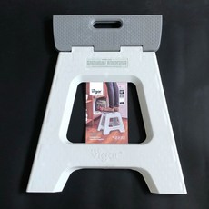 접이식 스툴 간이 자바라 의자 휴대용 현관, 1인용, 그레이