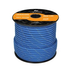 4mm 반사 코드(30m/100ft) 야외 캠핑 DIY 공예에 적합한 7가닥 III형 나일론 로프, 반사 다크 블루