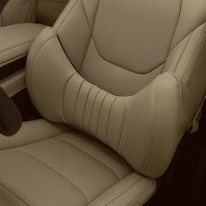 아임반 차량용 리본 허리쿠션 3세대, 올리브브라운, 1개