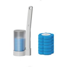 일회용 변기 청소솔 욕실 청소도구 변기 청소 공구, 1세트, 바다의 맛