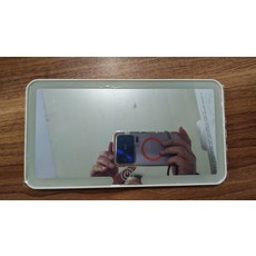 汽車led燈化妝鏡車內帶燈高清遮陽板副駕駛鏡子LED三色可調補妝鏡, 1個, 無燈光鏡子【白色】:無燈光鏡子【白色】