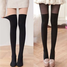 시즈올 투톤 페이크 착시스타킹 골프 자외선차단 오버 epr+4258IT