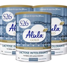 에스-26 골드 엘아이 유당불내 분유 (0~12개월용) S-26 Alula Gold LI (Lactose Intolerance) Infant Formula (0 -12 Months, 3개, 900g