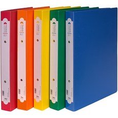 A4 수입지2공링바인더 (80mm/3cm) 128-8, O링, 적색