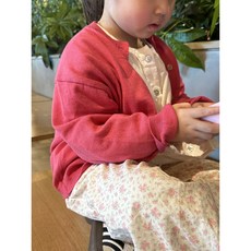 [연소라 L 바로배송] 미우 가디건 (4color/XS-2XL) 여아 봄 가디건 아기 유아 키즈 가디건