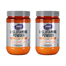 NOW Foods 左旋麩醯胺酸粉 Vegan, 454g, 2罐