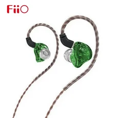 FiiO FH1s 이어폰 DD&Knowles BA 드라이버 하이브리드 13.6mm 다이나믹 하이파이 헤드폰 밸런스드 압력 완, 01 Green