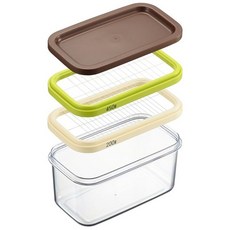 요시카와 버터 케이스 200 450g 버터 겸용 버터 커터 일본 제조 200g은 약 5g으로 450g은 약 10g으로 절단 잘라서 그대로 보관 홈베이커리 클럽 SJ2088, 1개, 상세페이지 참조