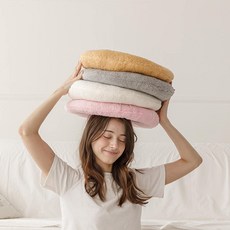 쿠키 원형방석 의자 좌식 벤치 푹신한 두꺼운 인테리어