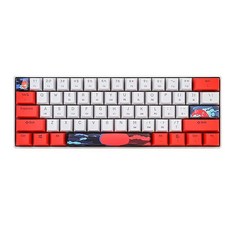 Surmen GT61 60% 기계식 게이밍 키보드 60% RGB 백라이트 핫 스왑 가능 무선/유선 컴팩트 미니 키보드 블루투스 5.0 키보드 프로그래밍 가능/N-키 롤오버 옐로, 선-옐로우 스위치