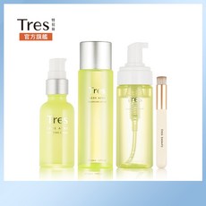 【Tres 特莉絲】痘陣特工組 抗痘精華30ml 抗痘化妝水150ml 潔顏慕斯150ml 衛福部許可, 1組