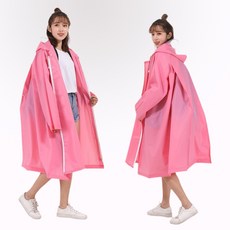 방수 레인코트 EVA 이중 지퍼 남녀공용 배달용 패션 비옷 dam+4259Lh