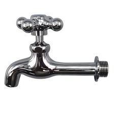 십자 긴몸통 수도꼭지 베란다 가로수도꼭지