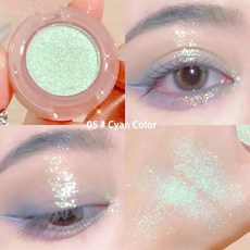 섀도우팔레트 감자 질감 글리터 아이섀도우 팔레트 진주 빛 다이아몬드 단색 하이라이터 파우더 반짝이는 눈 화장 화장품, [05] 05, 1개