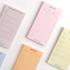양지다이어리 야무지게 나의 메모지 L, 야무지게 나의식단L, 80매, 1개