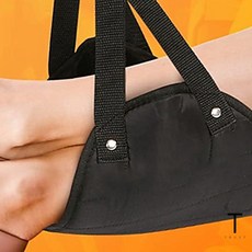 발 거치대 다리 받침 걸이형 의자 발판 발받침 블랙