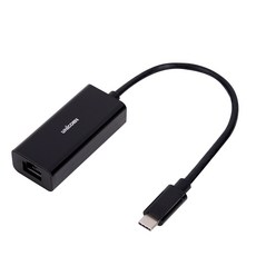 유니콘 C타입 기가 유선랜 어댑터 USB 3.1 Gen1, TLAN-1200C, 1개