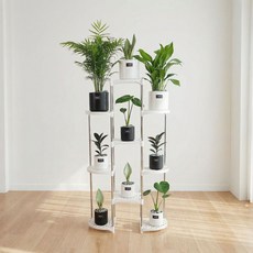 DAMDA 화분정리대 9단 화분 선반 진열대 정리대, 스텐 화분정리대