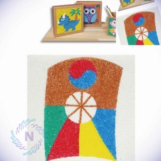 데코샌드 액자만들기 방패연 만들기세트 데코모래