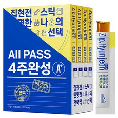 집현전 스틱 올 패스 4주 완성 수능 선물 공부 몰입 에너지 비타민B 테아닌 홍삼 아연 아미노산, 20g, 28개
