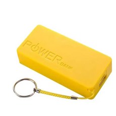 CARPRIE USB 파워 뱅크 배터리 충전기 케이스 6 가지 색상 5600mAh 2X 18650 폰 Sumsang 18Mar3 용 DIY 박, 05 YELLOW, 1개
