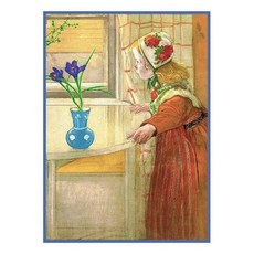 Orenco 오리지널 스웨덴 칼 라르손 릴라나 창 크로커스 Orenco Originals Swedish Carl Larsson Lillana in Window Crocus Cou, Multi Colored