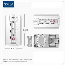 TSA 007 세관 잠금 장치 수하물 구획 코드 버클 트롤리 케이스 여행 교체 액세서리, 17 S 051