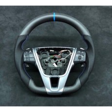 【Jacob】VOLVO S60 V60 XC60 S80 V40 碳纖維方向盤, 詳見包裝, 詳見包裝, 碳纖維飾板(亮面)