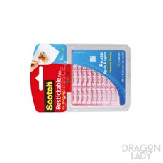 재접착 폼양면테이프 R100 25.4x25.4mm 18매