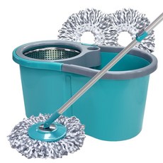 (국내생산) 청소앤 도라도라 핸드스핀 청소기 회전물걸레 밀대 탈수기, 1개