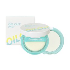 I'm meme OIL CUT PACT 控油蜜粉餅, 透明, 1個