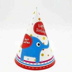 올몰 고깔모자 코끼리 행사소품 아기꼬깔모자 생일파티모자