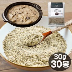 곱게 갈아낸 고소한 들깨 가루 간편 소포장 조미료 수제비 칼국수용 30봉, 30개