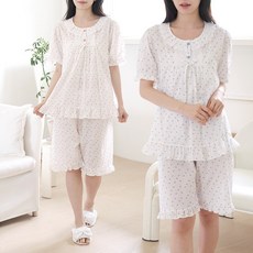 여성 잠옷 상하세트 파자마 홈웨어 24S157(아사면)