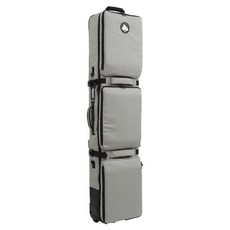 스노우보드 가방 휠백 대용량 스키 장비 배낭 케이스 스키백, 165x33cm, E. 회색(초저소음 휠), 1개