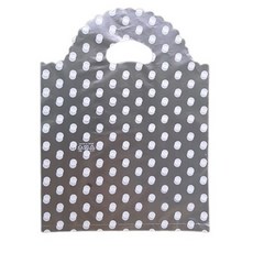 르네몰 원형 투명시리즈 흰땡땡이 투명레이스 비닐쇼핑백 비닐봉투 100장, 25*32, 원형 투명흰땡땡이