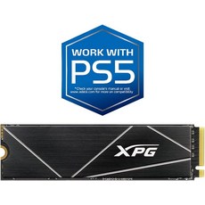XPG 512GB GAMMIX S70 블레이드 - 최대 7400MBs의 PCIe Gen4 M.2 2280 내장 게이밍 SSDAGAMMIXS70B-512G-CS와 함께 작동합니다, [S70 Blade]